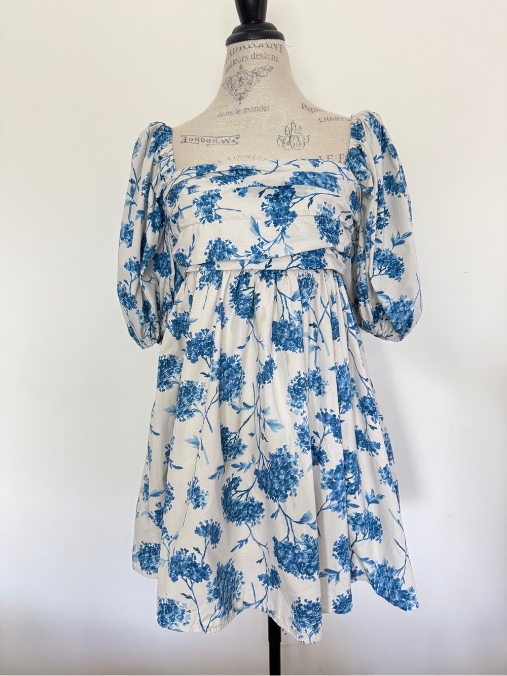 Abercrombie & Fitch Emerson Dress Blue Floral Print M - Picture 4 of 14